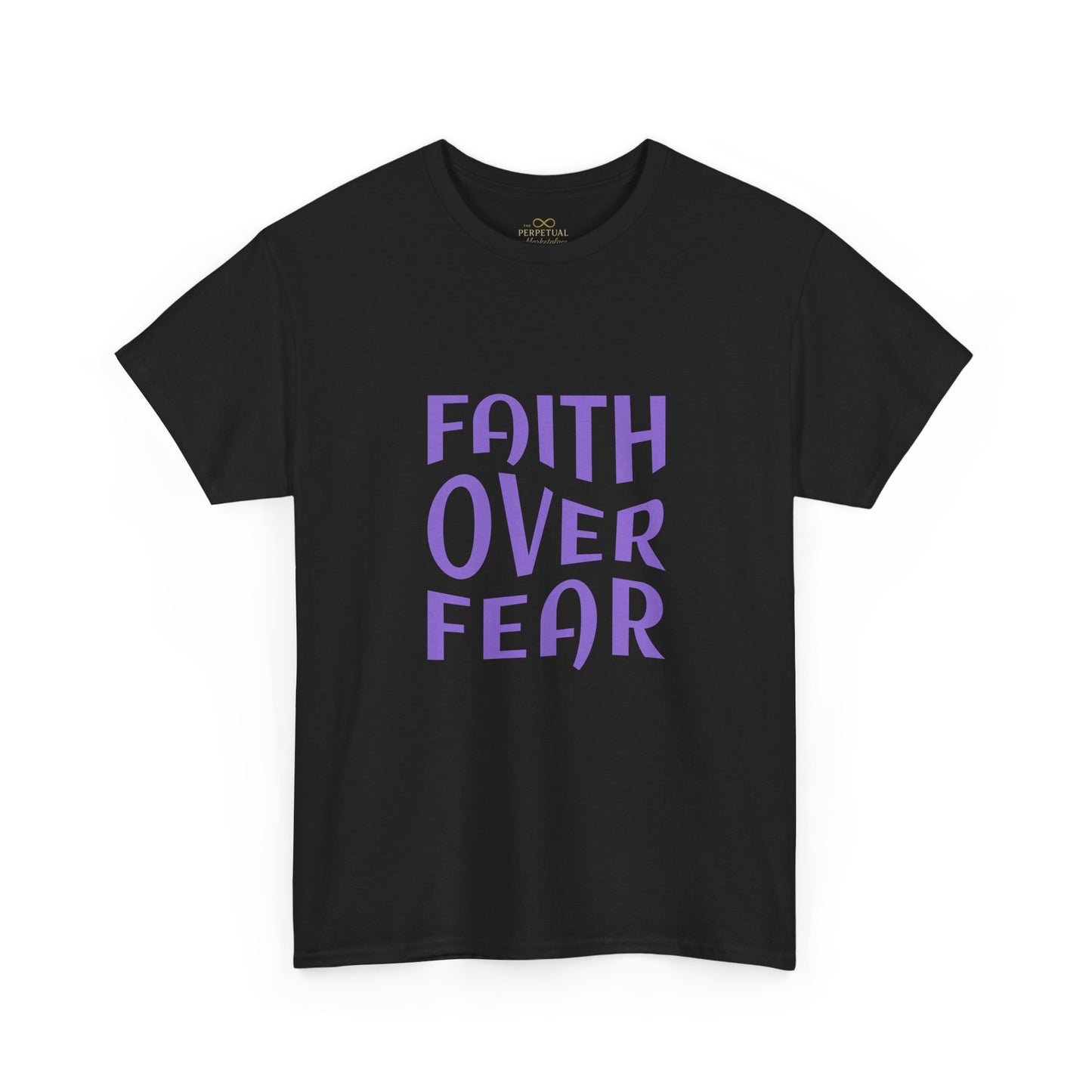 Faith Over Fear Christian T-Shirt – Bold Minimalist Scripture Tee