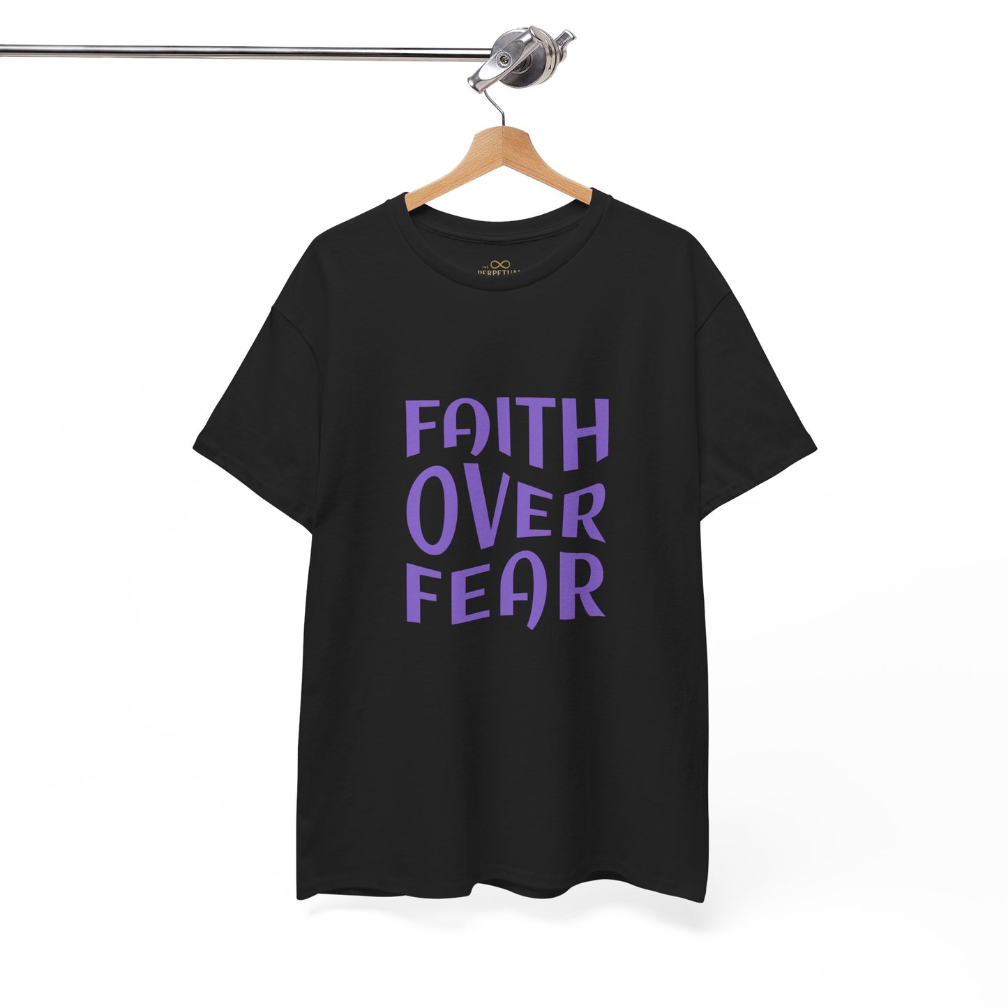 Faith Over Fear Christian T-Shirt – Bold Minimalist Scripture Tee