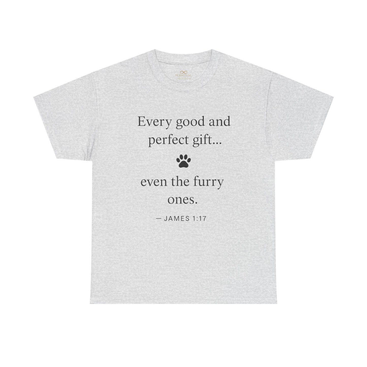 Every Good and Perfect Gift Pet Lover Shirt | James 1:17 Bible Verse Tee