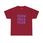 Faith Over Fear Christian T-Shirt – Bold Minimalist Scripture Tee