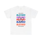 Blessed Grateful Colorful Christian T-Shirt | Positive Faith-Based Tee for Men & Women